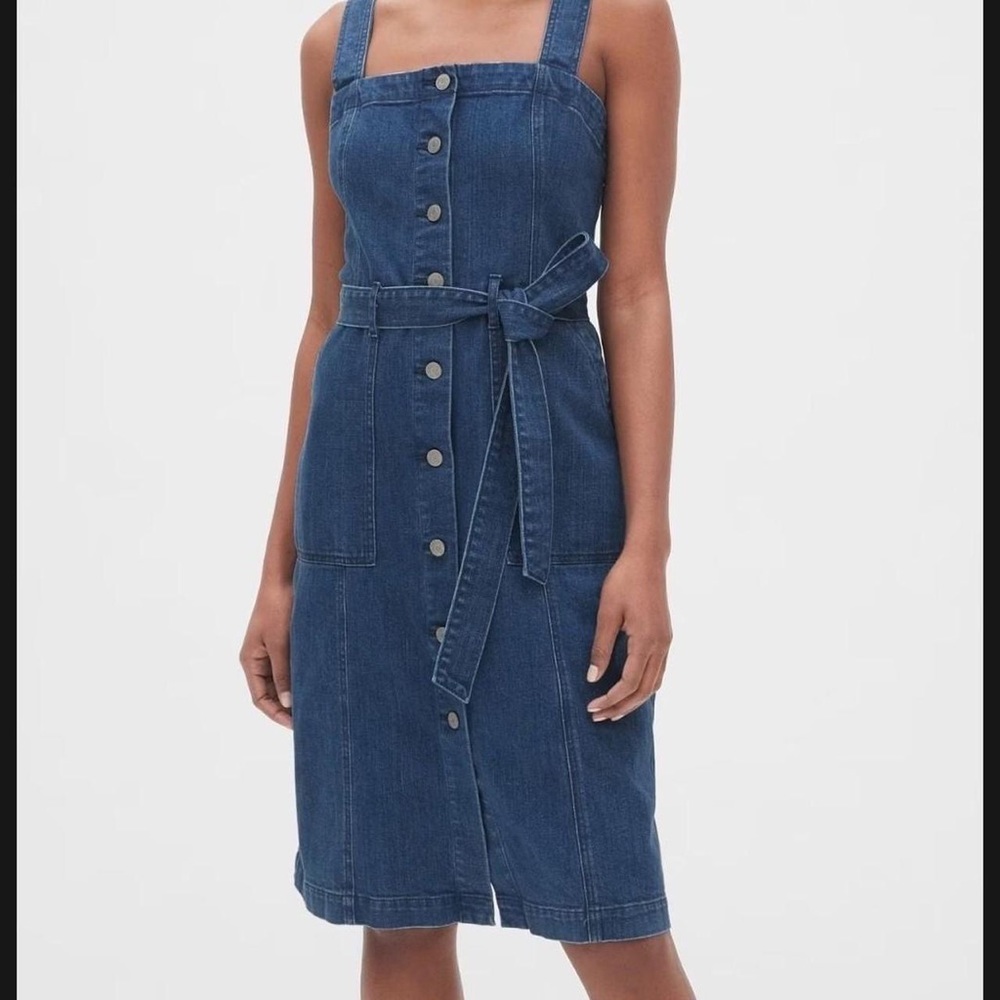 Gap Denim Apron Dress, Small
